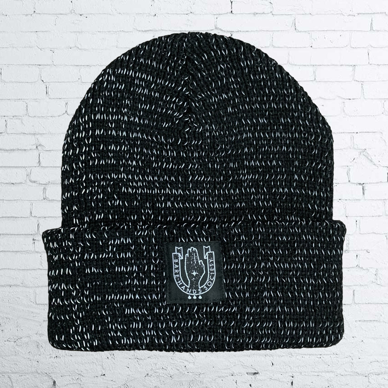 Bare Hands Society SQUARE LOGO HERITAGE BEANIE