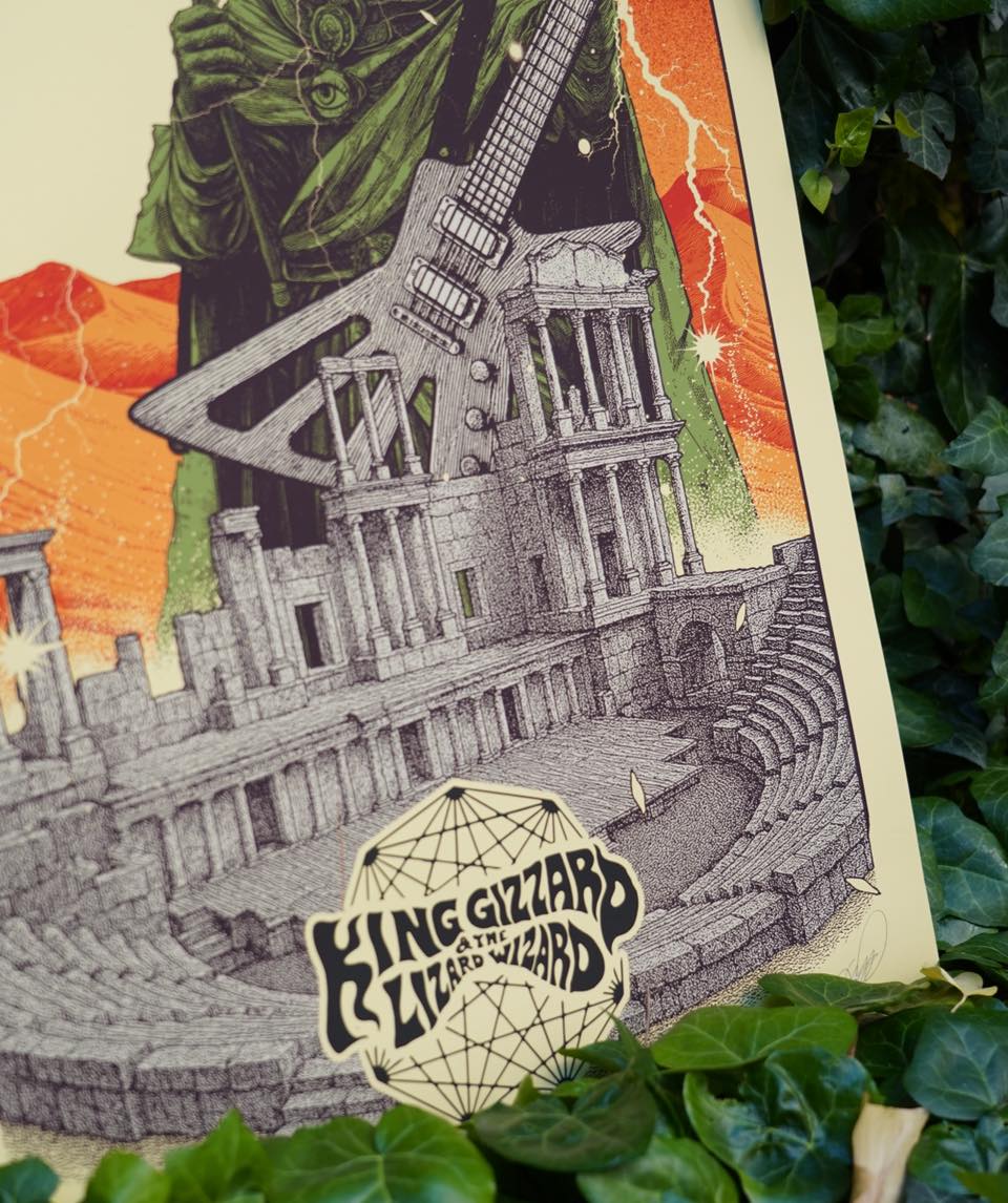 King Gizzard & the Lizard Wizard Ancient Theatre Plovdiv 2025 GIG POSTER