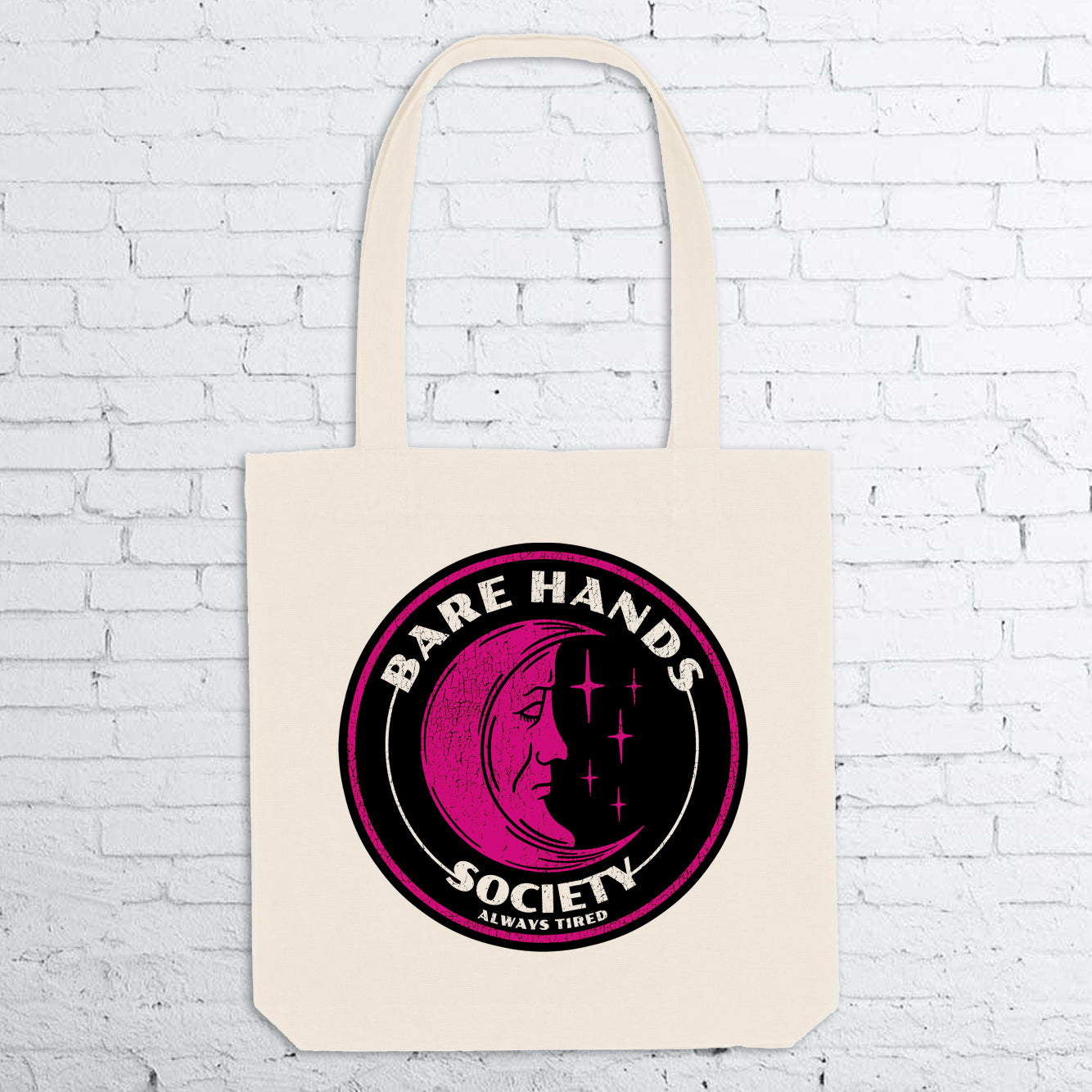 BHS ALWAYS TIRED Natural Totebag