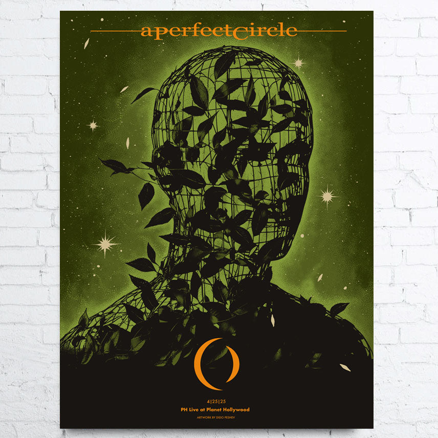 A PERFECT CIRCLE PLANET HOLLYWOOD LAS VEGAS 2025 OFFICIAL GIG POSTER