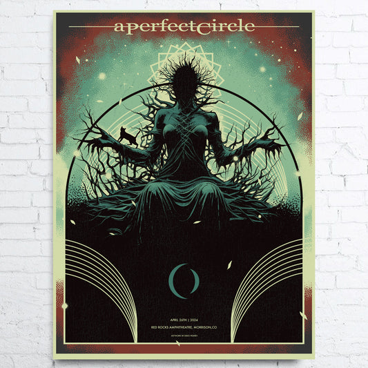 A PERFECT CIRCLE “BRENA” 2024 OFFICIAL GIG POSTER