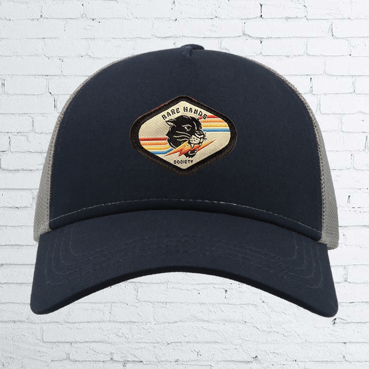 BHS PUMA LABEL Five Panel CANVAS Trucker Cap