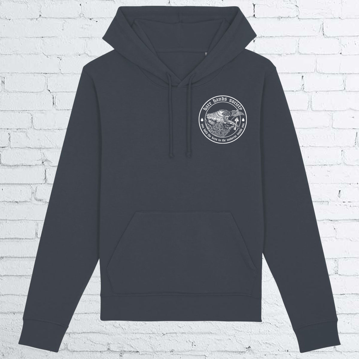 BHS CROW UNISEX INDIA INK HOODIE