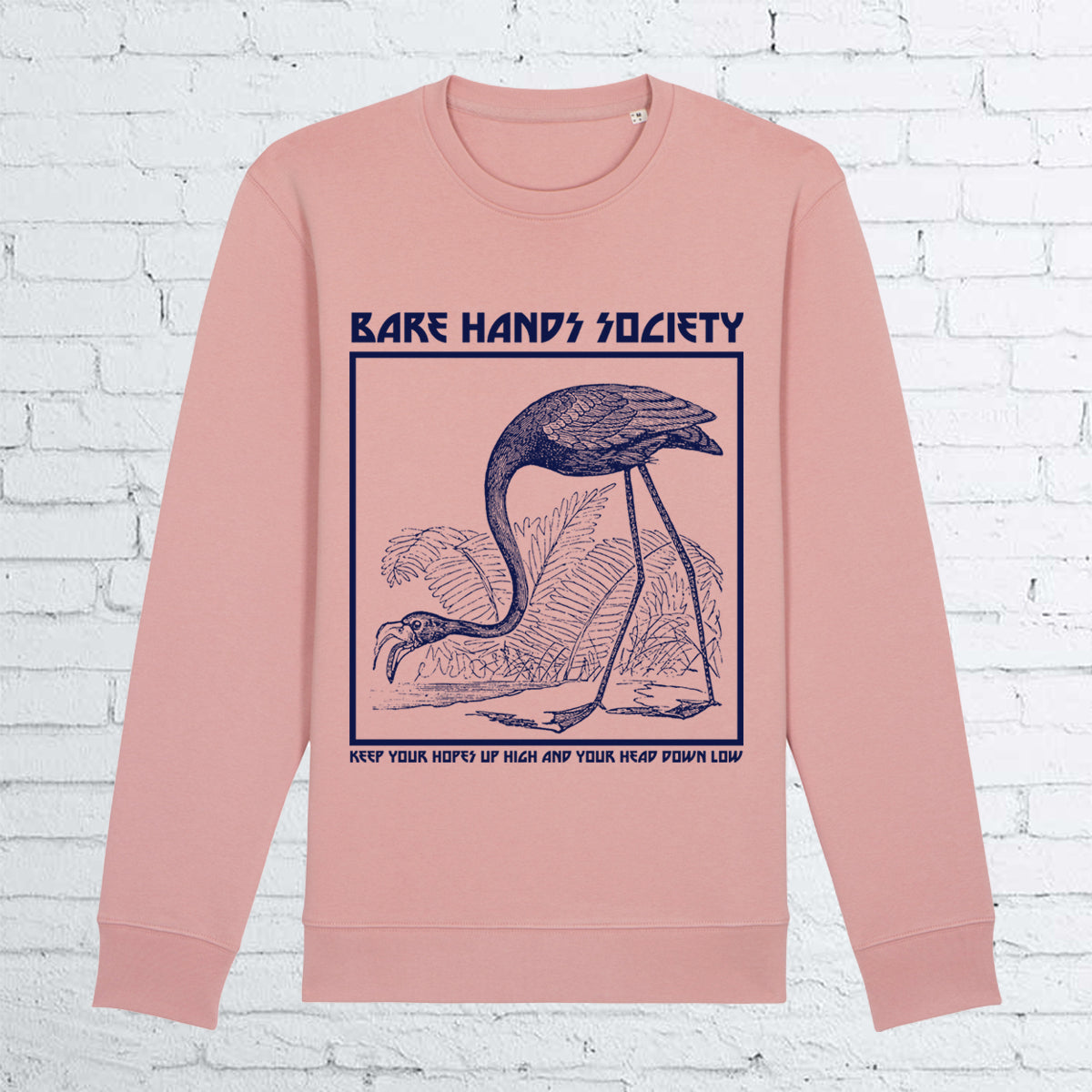BHS FLAMINGO CANYON PINK UNISEX CREWNECK