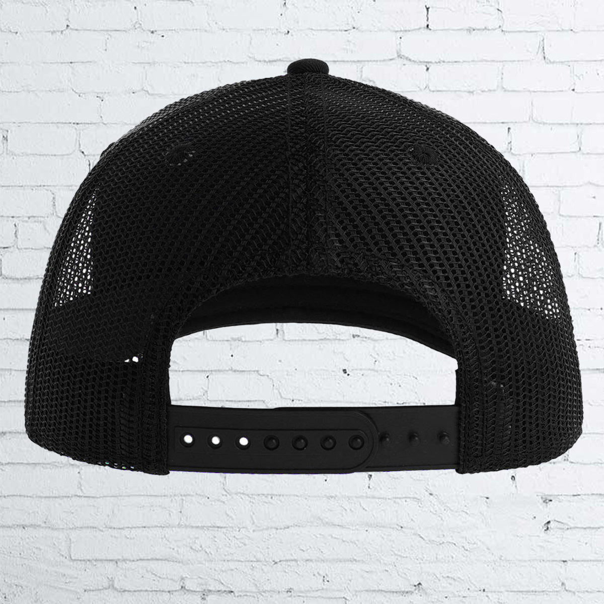 BHS "OUT OF OFFICE" LABEL SIX Panel CANVAS Trucker Cap