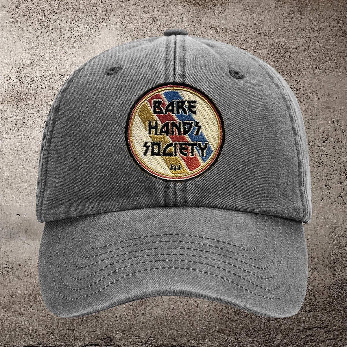 BHS KISS EMBROIDERY Six Panel Vintage Cap