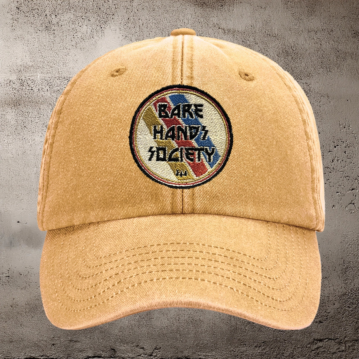BHS KISS EMBROIDERY Six Panel Vintage Cap