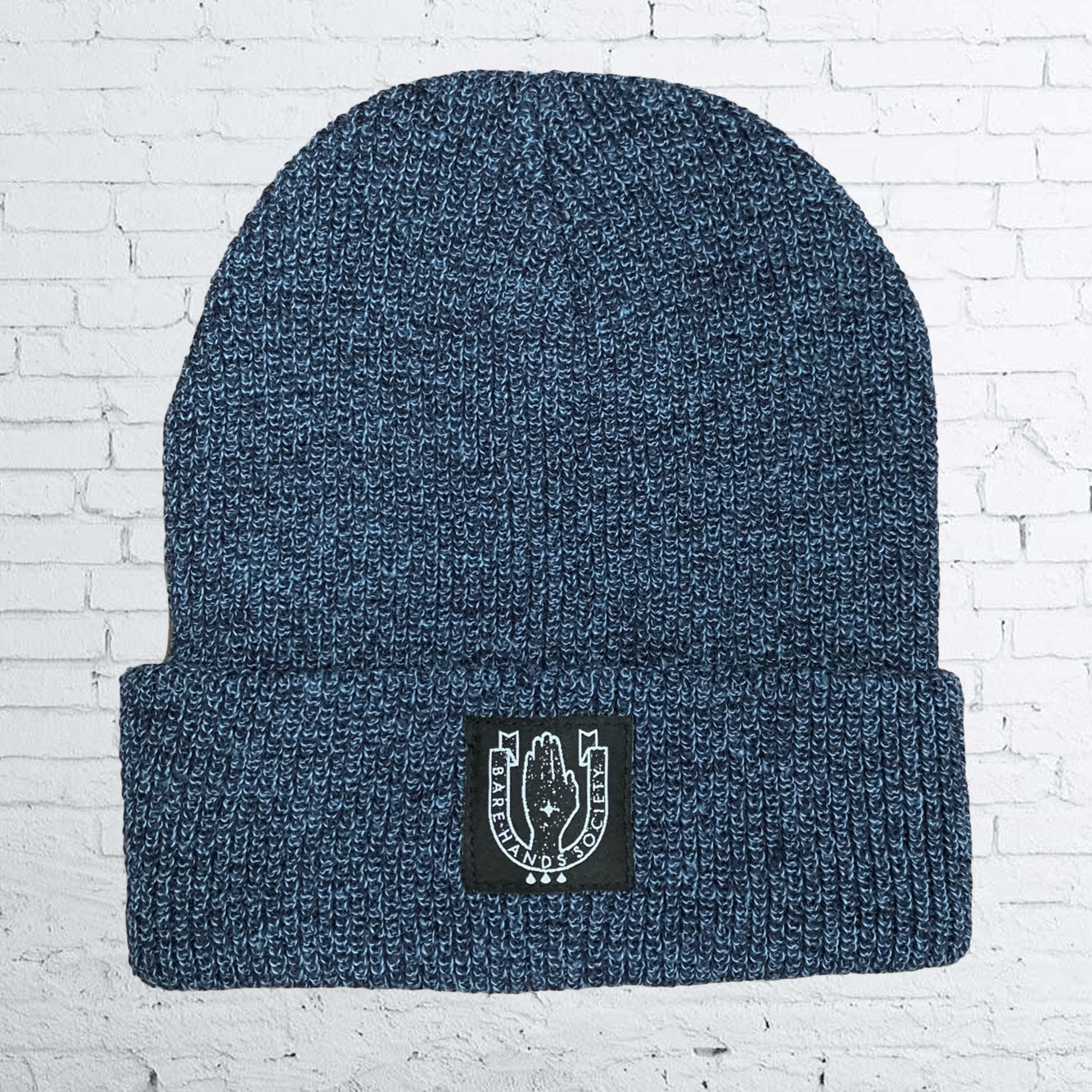Bare Hands Society SQUARE LOGO HERITAGE BEANIE