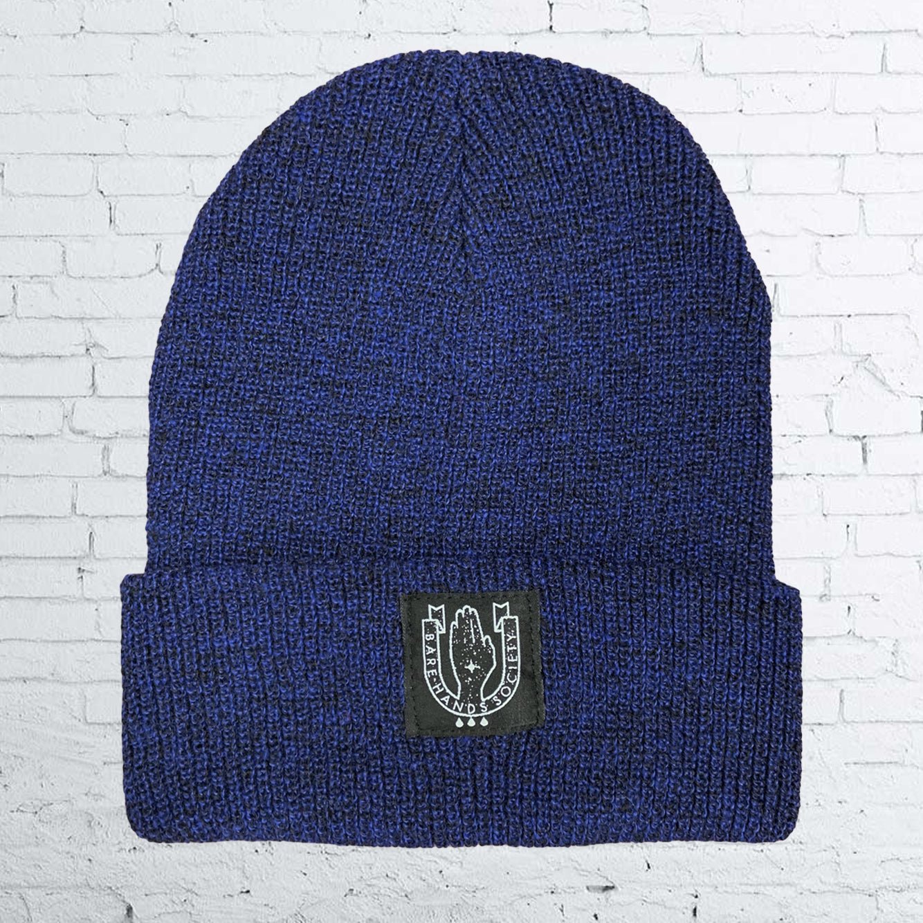 Bare Hands Society SQUARE LOGO HERITAGE BEANIE