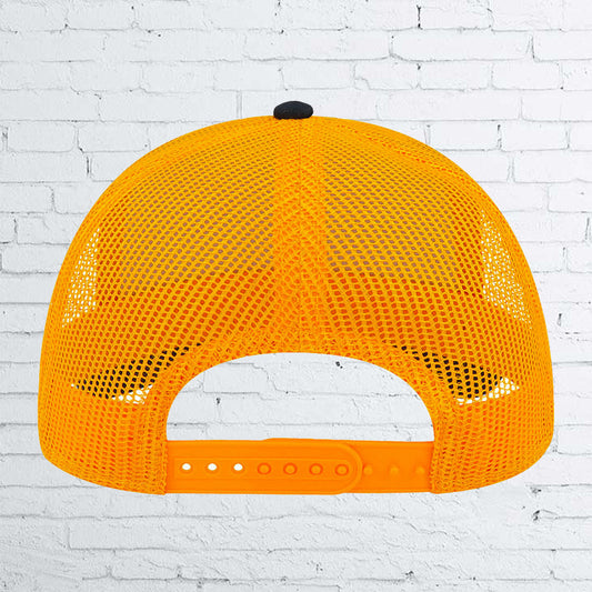 BHS RETRO LABEL Five Panel CANVAS Trucker Cap