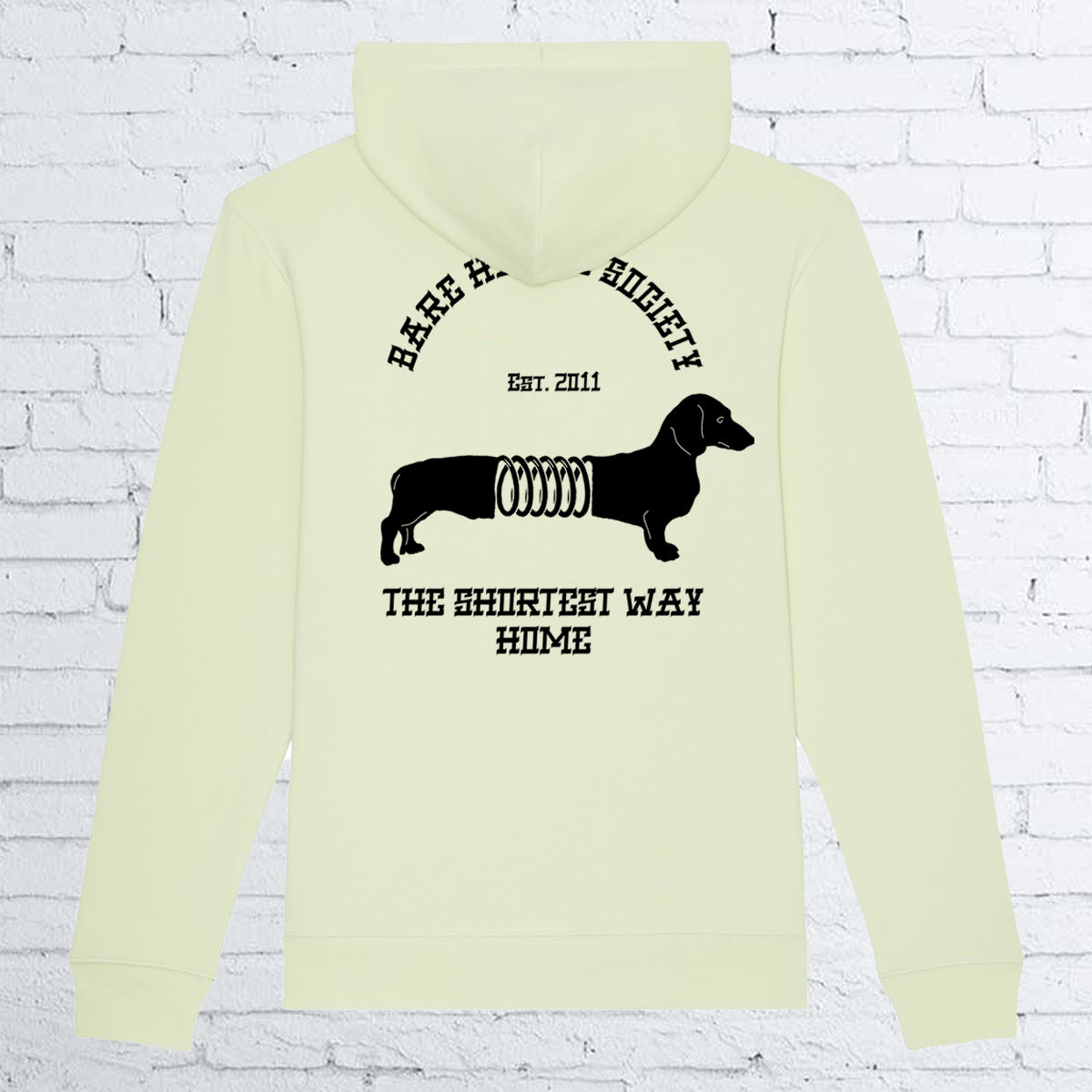 BHS "THE SHORTEST WAY HOME" UNISEX STEM GREEN HOODIE