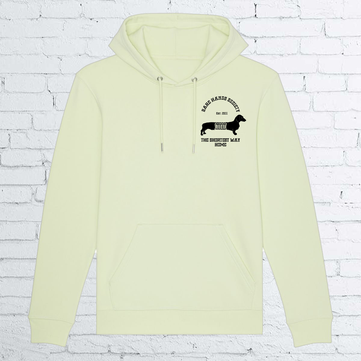 BHS "THE SHORTEST WAY HOME" UNISEX STEM GREEN HOODIE