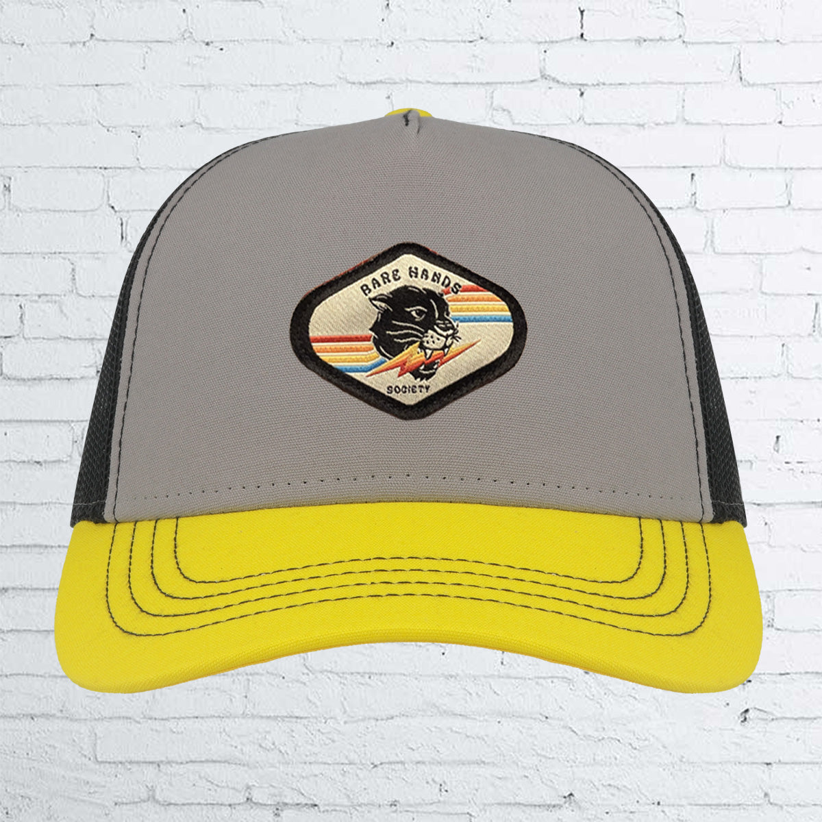 BHS PUMA LABEL Five Panel CANVAS Trucker Cap