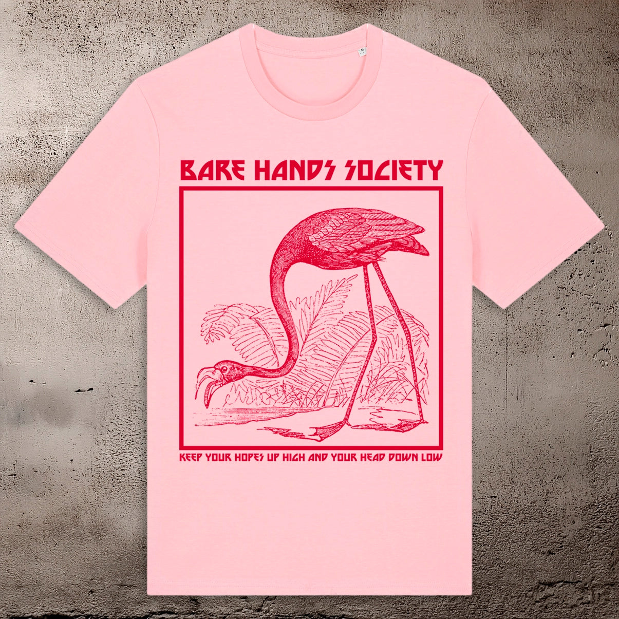 BHS FLAMINGO ORGANIC COTTON UNISEX T-SHIRT