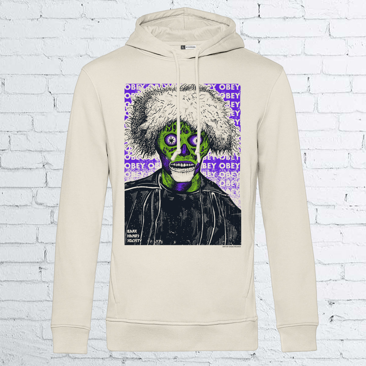 BHS MELVINS "THEY LIVE" UNISEX VINTAGE WHITE HOODIE