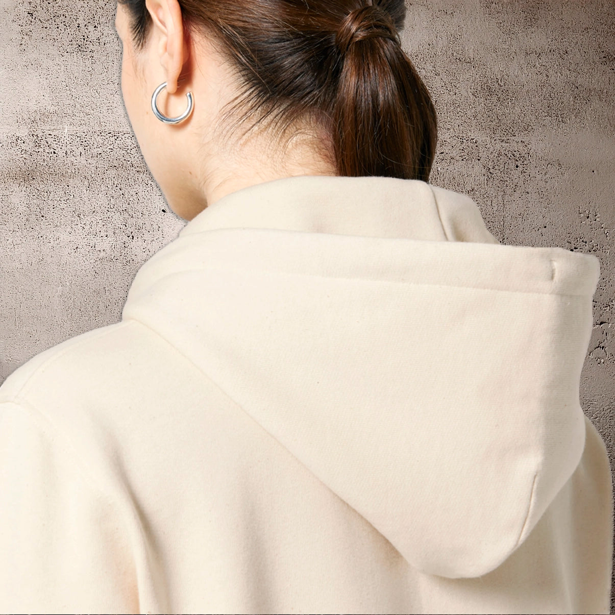 BHS METAL HANDS UNISEX NATURAL RAW HOODIE