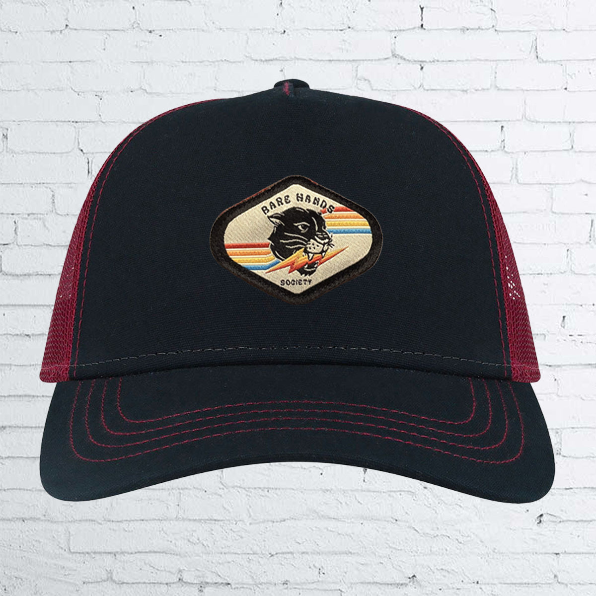 BHS PUMA LABEL Five Panel CANVAS Trucker Cap