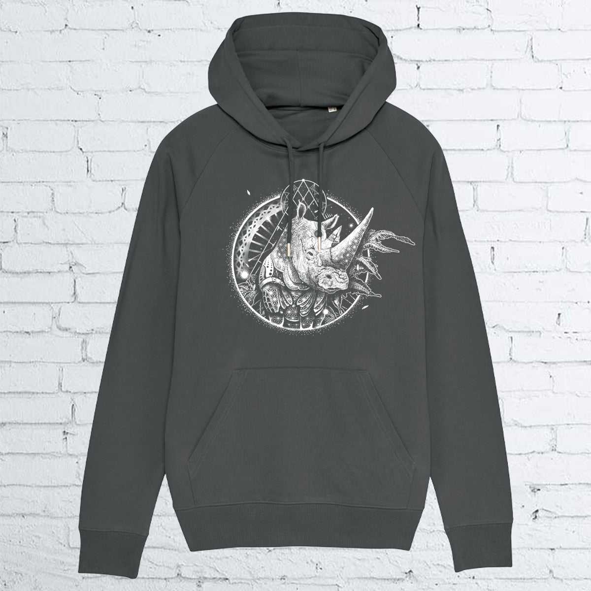 BHS "RHINO" UNISEX Anthracite HOODIE