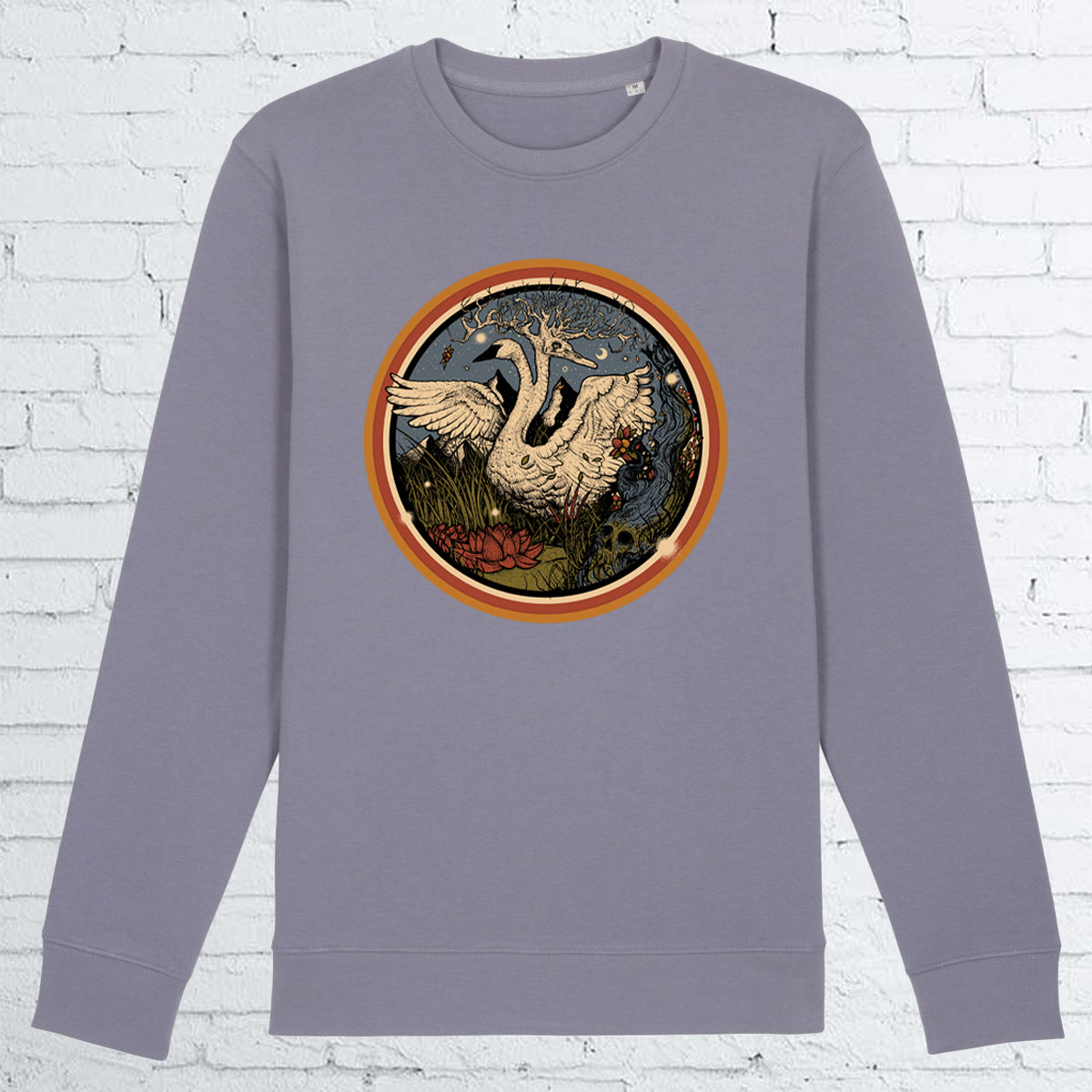 BHS SWANS LAVA GREY UNISEX CREWNECK