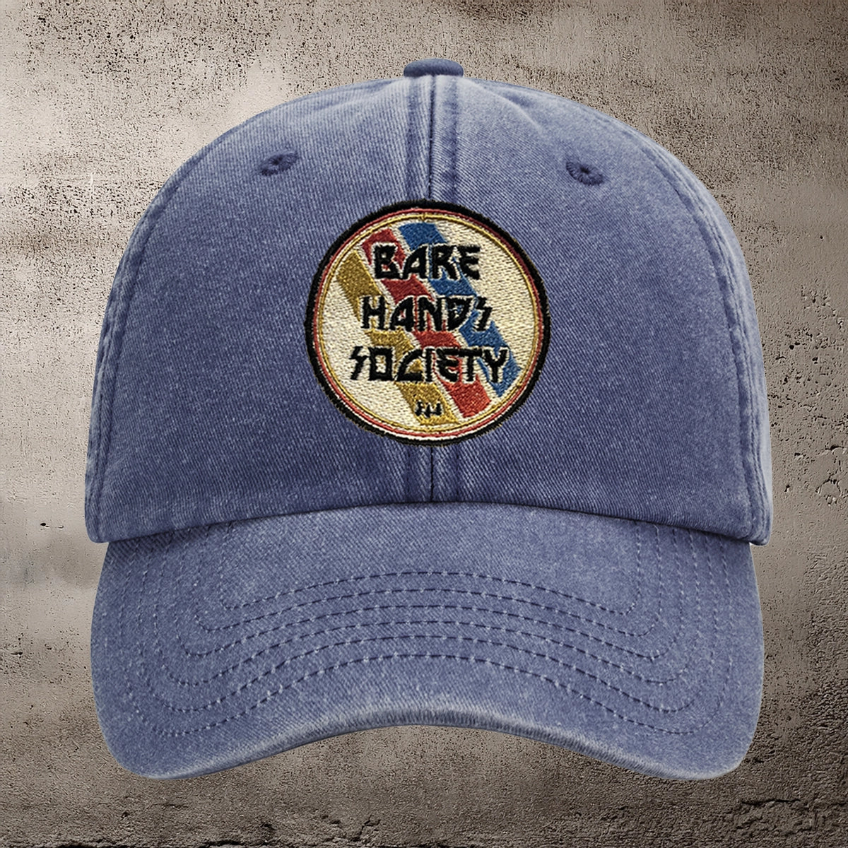 BHS KISS EMBROIDERY Six Panel Vintage Cap