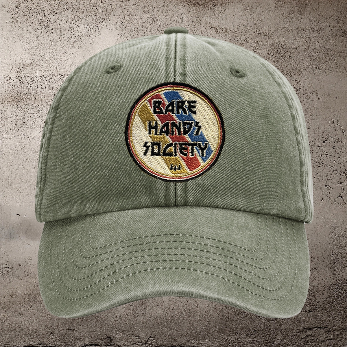 BHS KISS EMBROIDERY Six Panel Vintage Cap