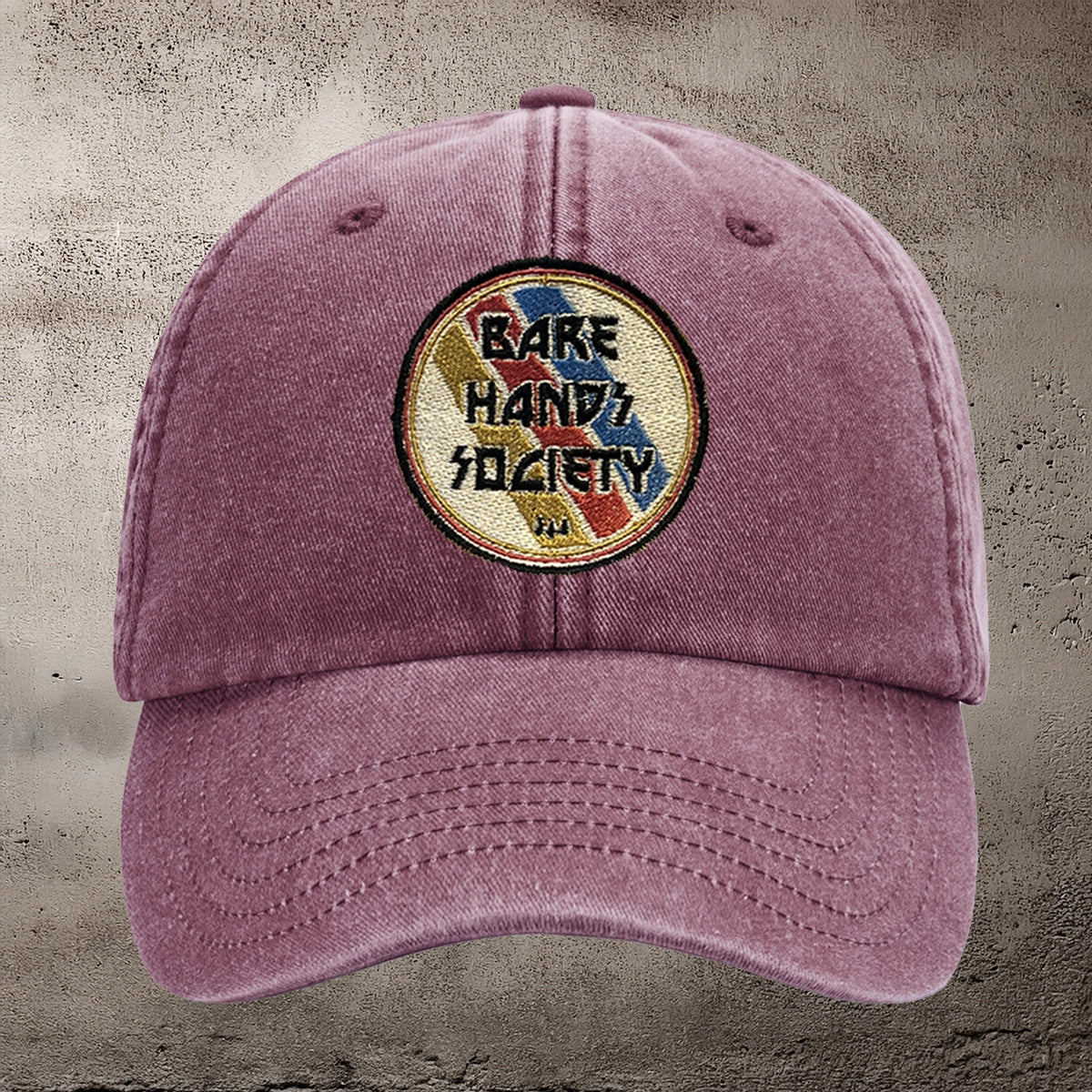 BHS KISS EMBROIDERY Six Panel Vintage Cap