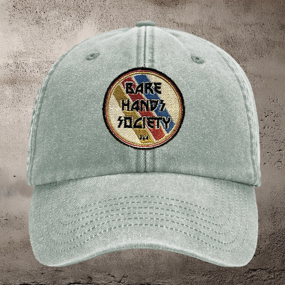 BHS KISS EMBROIDERY Six Panel Vintage Cap