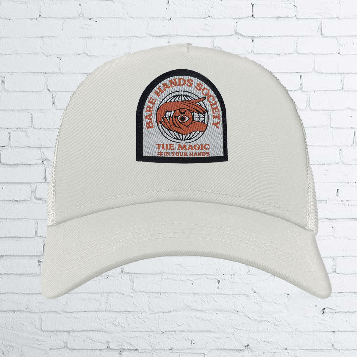 BHS "MAGIC" LABEL Five Panel CANVAS Trucker Cap