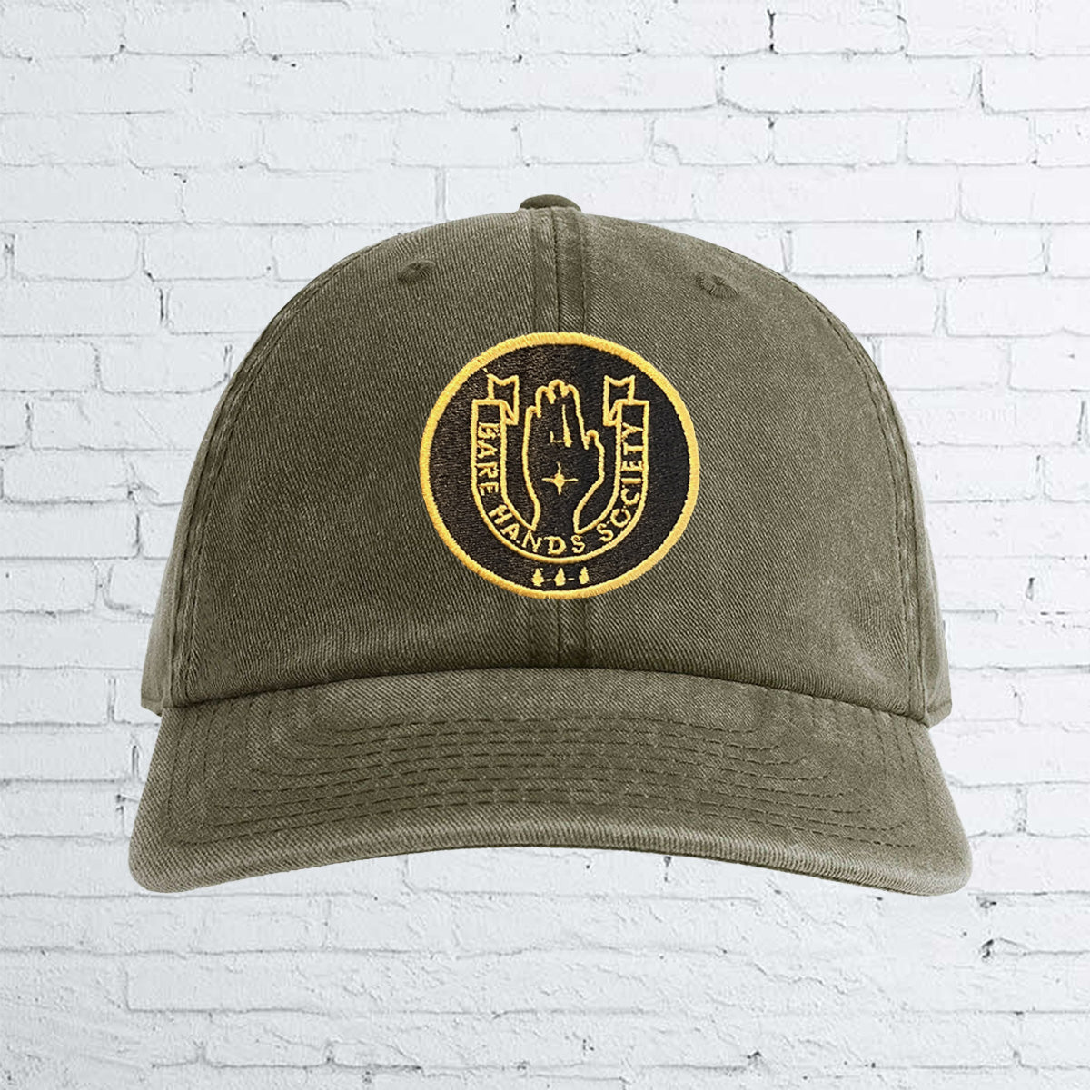 BHS LOGO EMBROIDERY Six Panel Vintage Cap