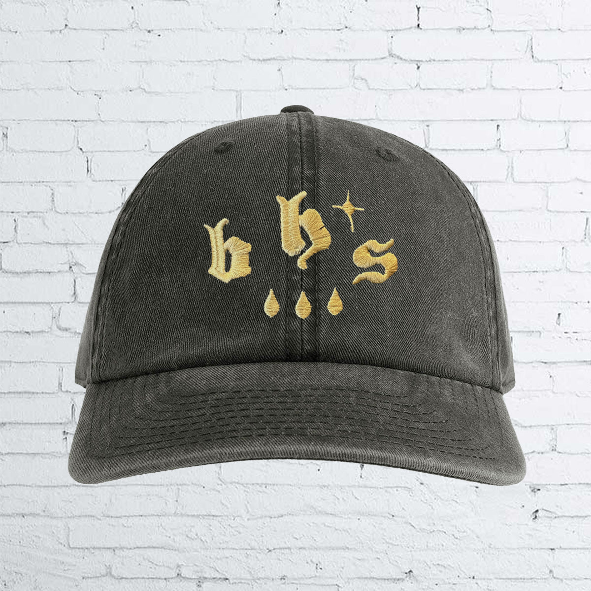 BHS DROPS EMBROIDERY Six Panel Vintage Cap