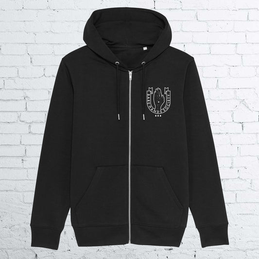 BHS LOGO UNISEX ZIP-THRU HOODIE SWEATSHIRT