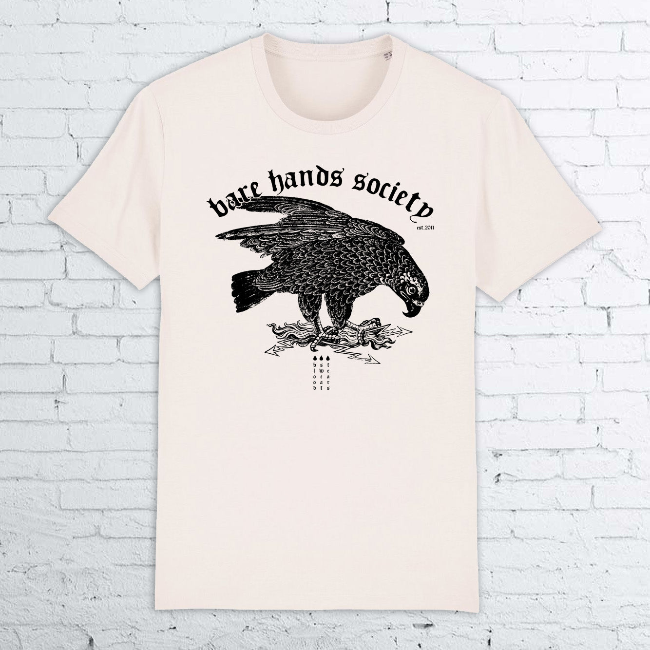 BHS "Blood, Sweat, Tears" NATURAL UNISEX T-SHIRT