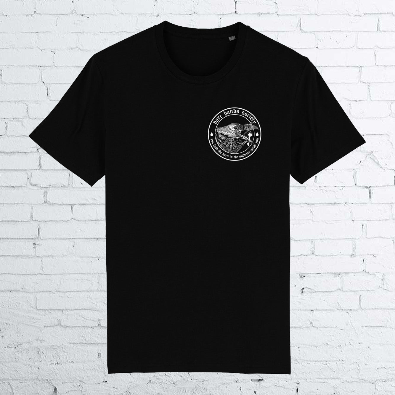 BARE HANDS SOCIETY CROW UNISEX T-SHIRT
