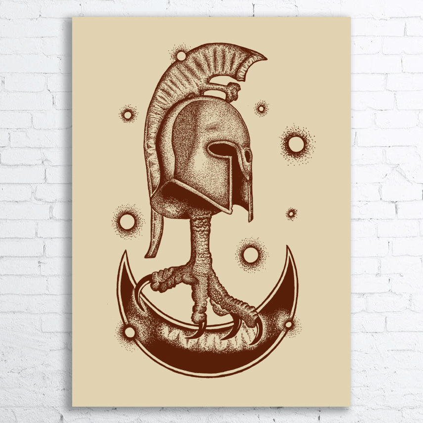 HELMET Screen Printed Poster