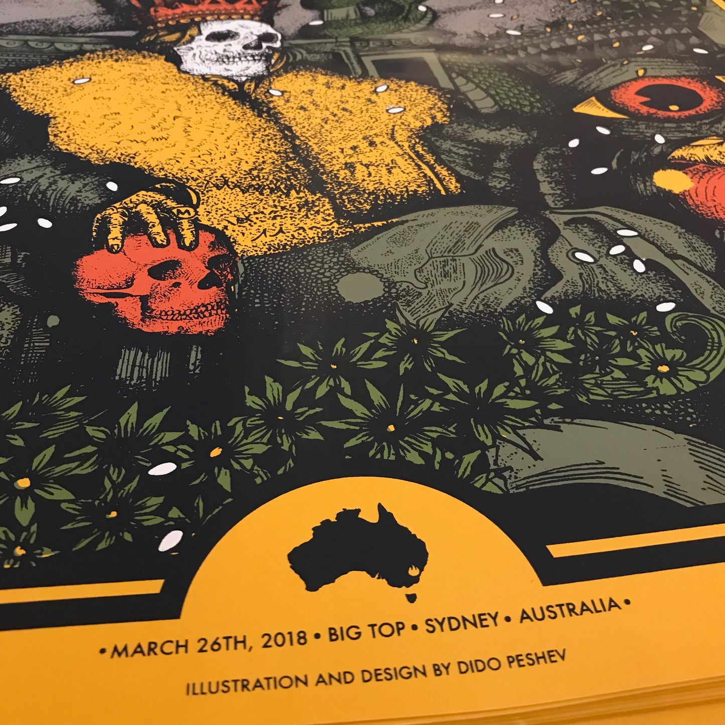 MASTODON / GOJIRA Limited Edition Screen Printed Poster 2018