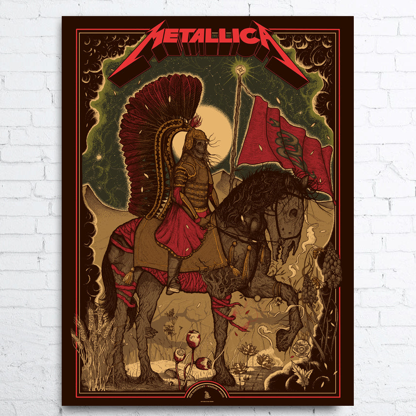 METALLICA Limited Edition Poster WARSAW 2019