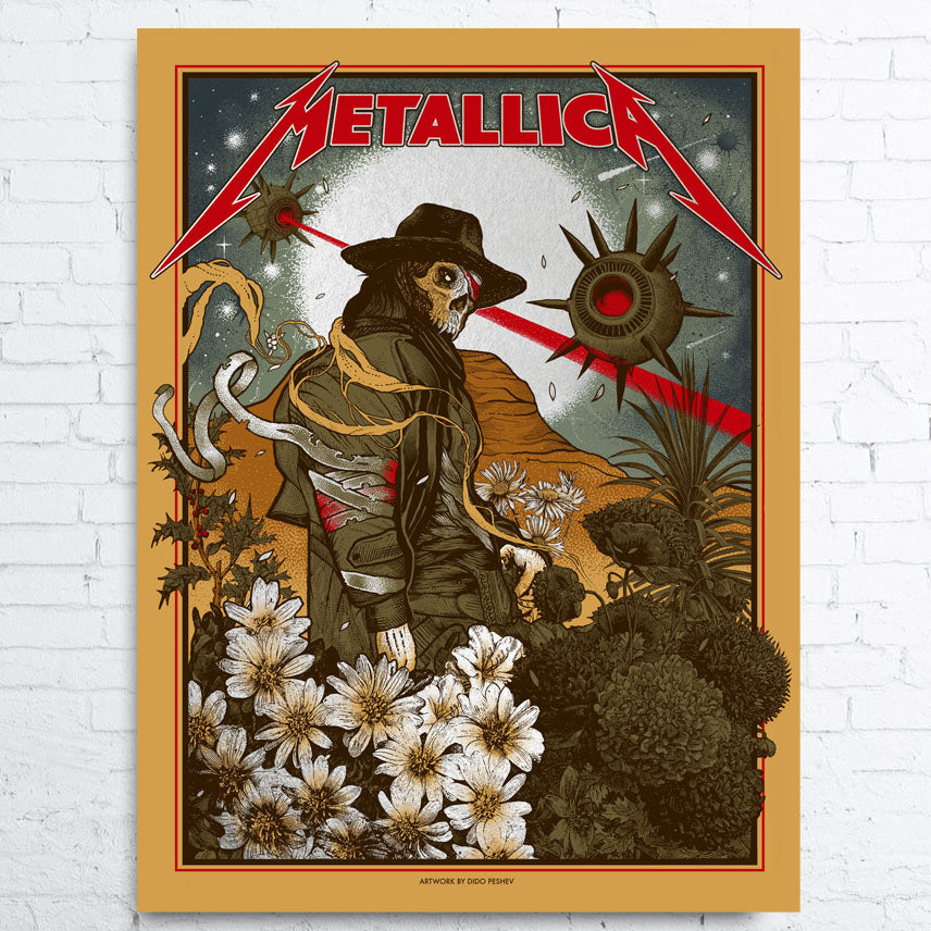 Metallica Maxx242 Diptych Blackened 2 part Poster Numbered online 170/300