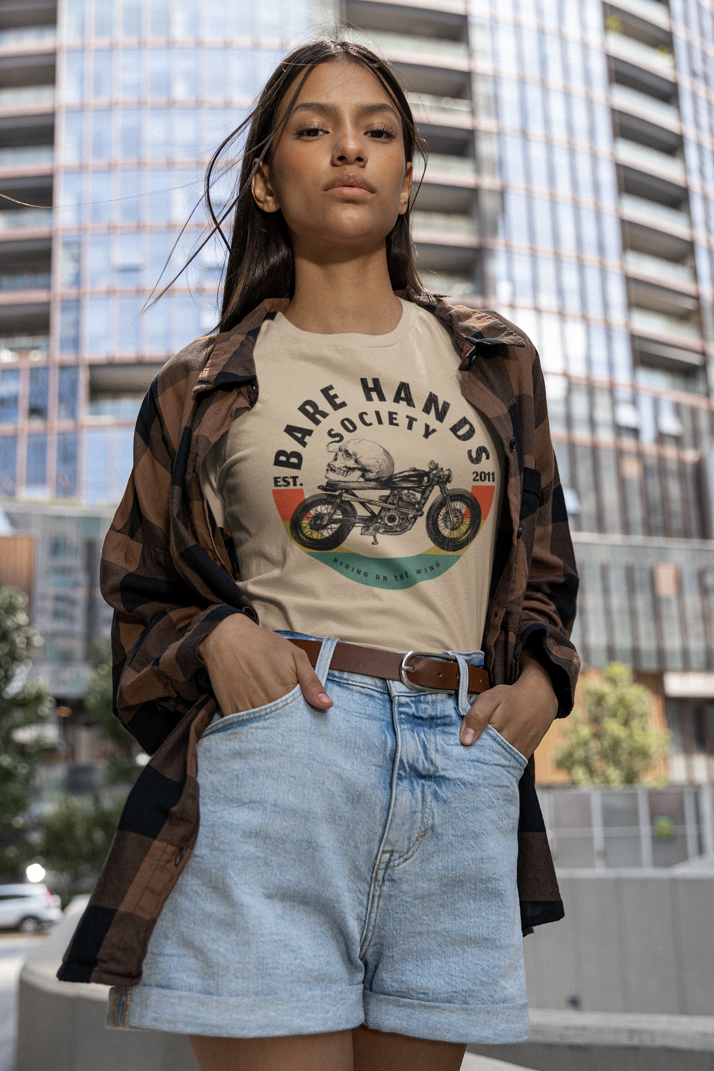 BARE HANDS SOCIETY CAFE RACER UNISEX T-SHIRT