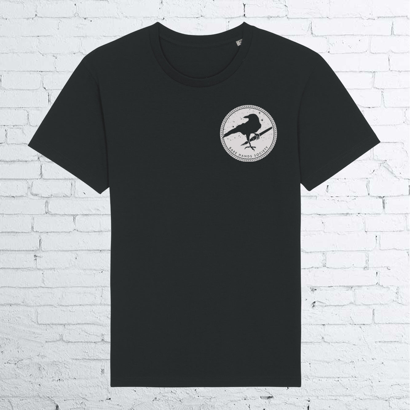 BARE HANDS SOCIETY PEN CROW UNISEX T-SHIRT