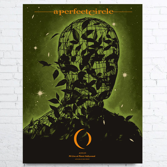 A PERFECT CIRCLE PLANET HOLLYWOOD LAS VEGAS 2025 OFFICIAL GIG POSTER
