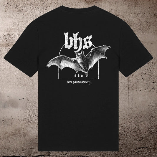 BHS BAT UNISEX BLACK T-SHIRT