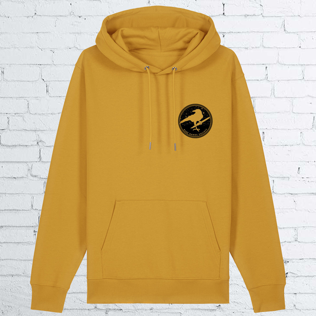 BHS PEN CROW UNISEX saffron dust HOODIE