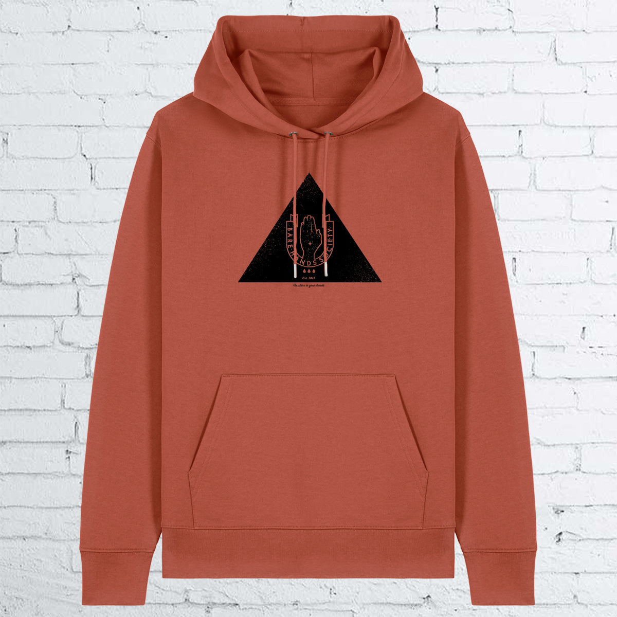 BHS TRIANGLE LOGO UNISEX AGED OAK HOODIE