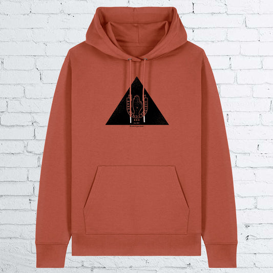 BHS TRIANGLE LOGO UNISEX AGED OAK HOODIE