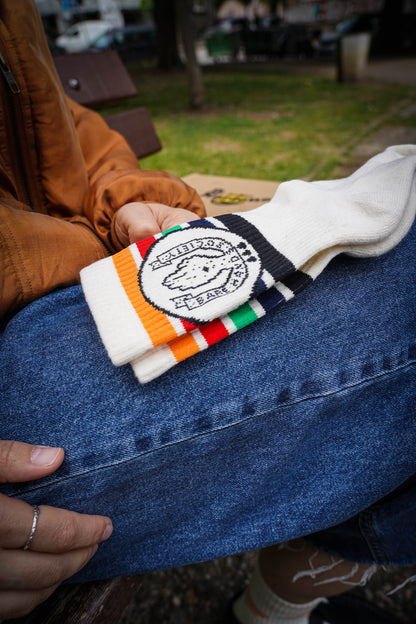 BHS 70'S LOGO CREW SOCKS