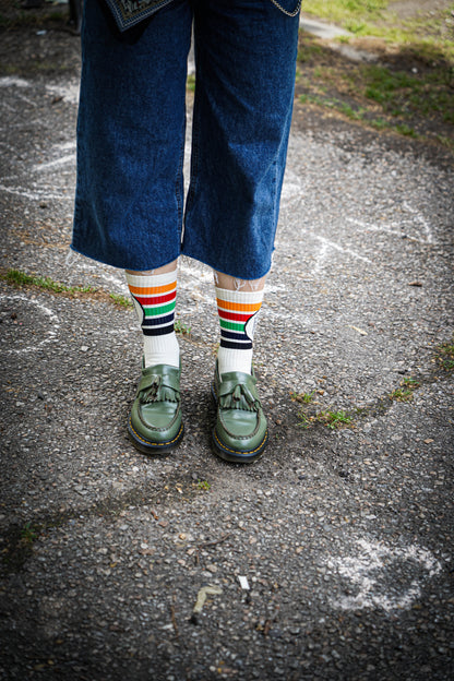 BHS 70'S LOGO CREW SOCKS