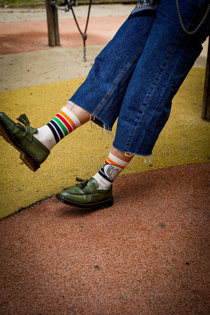 BHS 70'S LOGO CREW SOCKS
