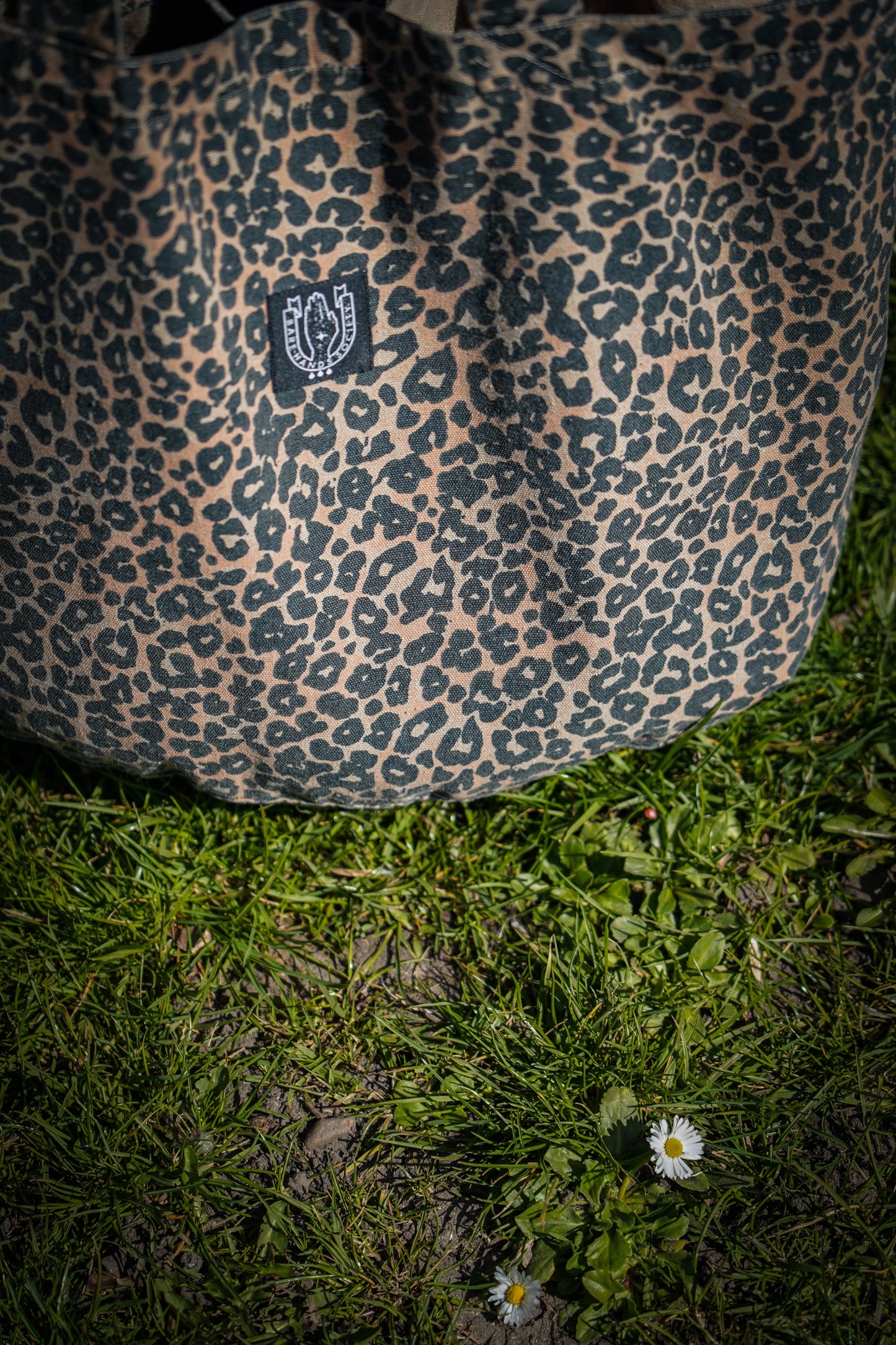 BHS VINTAGE LEOPARD PRINT TOTE BAG