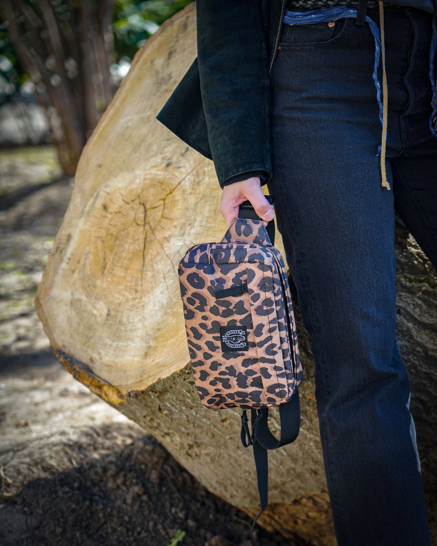 BHS Leopard Print Cross Body Bag
