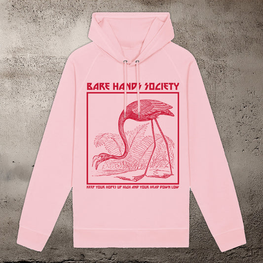 BHS FLAMINGO UNISEX PINK HOODIE